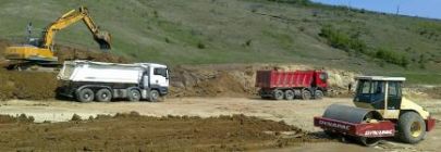 Lucr�ri de excavare, nivelare, compactare, terasament